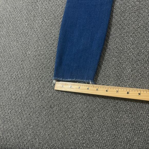 Paige Jeans Womens Size 27 Verdugo Crop Raw Hem Blue Denim - Picture 6 of 12